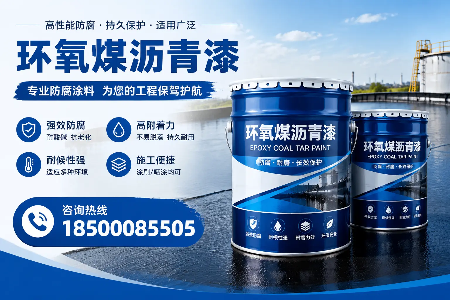 环氧煤沥青漆与其他漆类的比较，万荣用户的选择依据