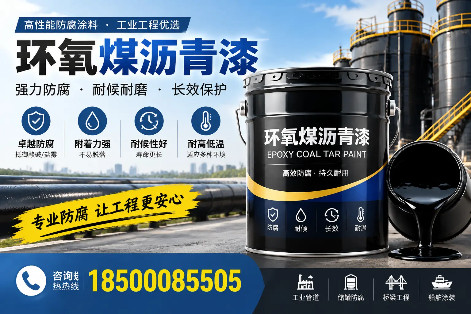 环氧煤沥青漆的施工方法与注意事项,确保在万荣顺利完成
